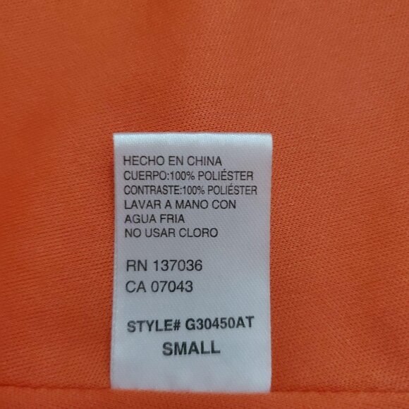 Paper Crane By Anthropologie Women's V-Neck Sleeveless Short Dress Orange Small - Picture 14 of 15